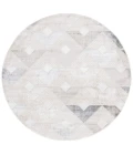Safavieh Saylor Grey / Dark Grey SAY101 6 ft. 3 in. X 6 ft. 3 in. Round Rug