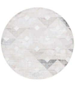 Safavieh Saylor Grey / Dark Grey SAY101 6 ft. 3 in. X 6 ft. 3 in. Round Rug