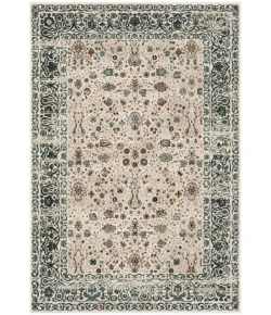 Safavieh Serenity Beige / Blue SER213 5 ft. 1 in. X 7 ft. 6 in. Rectangle Rug