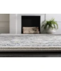 Safavieh Serenity Ivory / Blue SER216 6 ft. 7 in. X 6 ft. 7 in. Round Rug