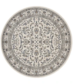 Safavieh Serenity Ivory / Blue SER216 6 ft. 7 in. X 6 ft. 7 in. Round Rug