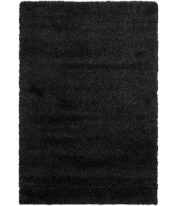 Safavieh California Shag Black / Ivory SG151 2 ft. 0 in. X 3 ft. 0 in. Accent Rug