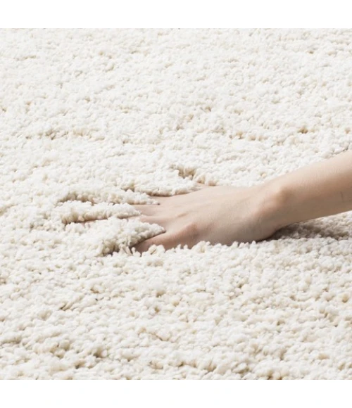 Safavieh Milan Shag Ivory SG180 9 ft. X 9 ft. Square Rug