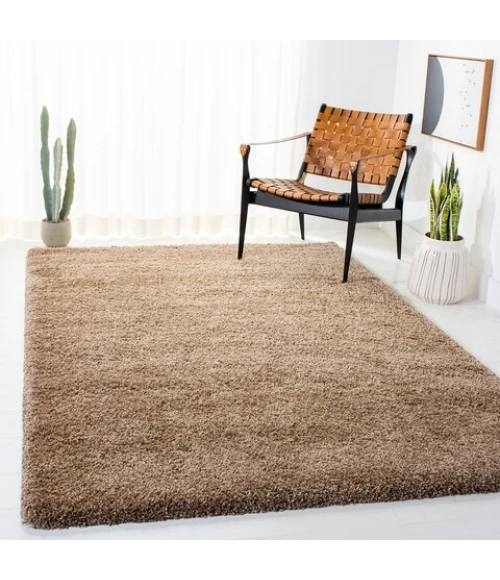 Safavieh Milan Shag Dark Beig SG180 3 ft. X 3 ft. Square Rug