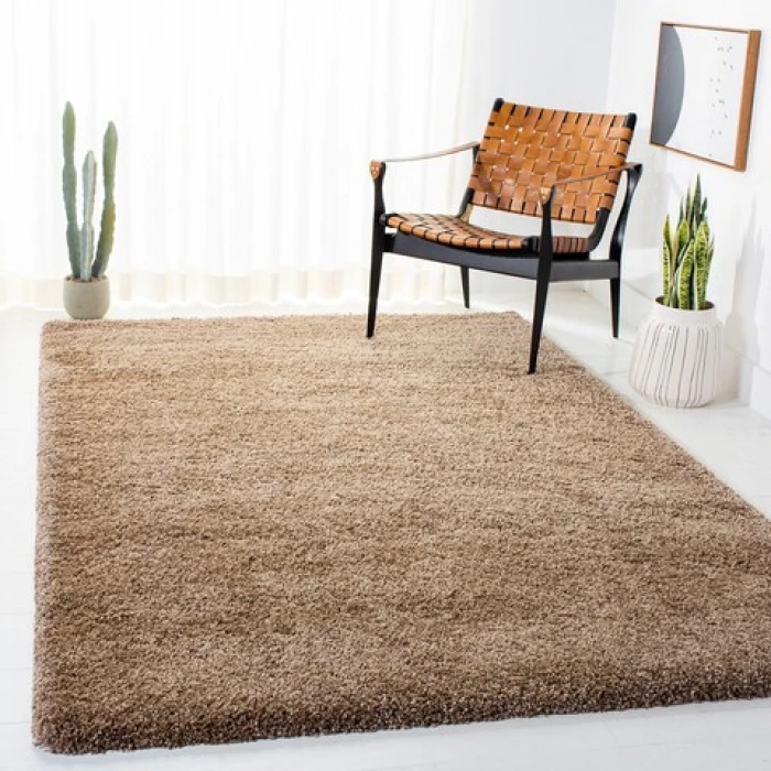 Safavieh Milan Shag Dark Beig SG180 10 ft. X 10 ft. Square Rug