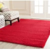 Safavieh Milan Shag Red SG180 3 ft. X 3 ft. Square Rug