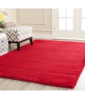 Safavieh Milan Shag Red SG180 3 ft. X 3 ft. Square Rug