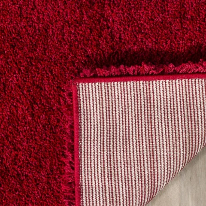 Safavieh Milan Shag Red SG180 2 ft. X 12 ft. Runner Rug