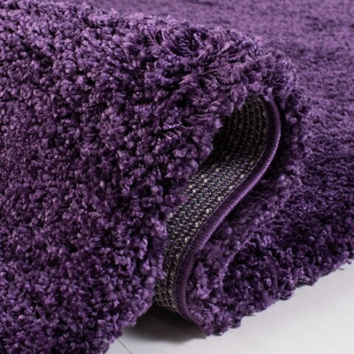 Safavieh Milan Shag Purple SG180 9 ft. X 9 ft. Round Rug