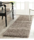 Safavieh Milan Shag Grey SG180 2 ft. X 16 ft. Runner Rug