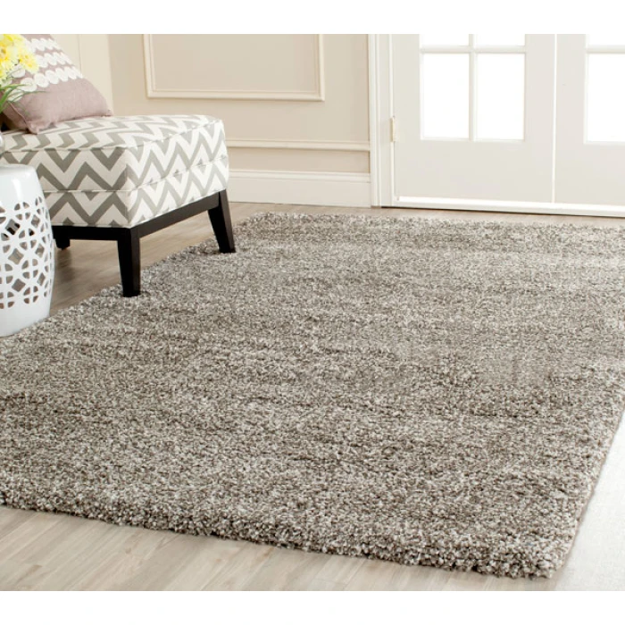 Safavieh Milan Shag Grey SG180 2 ft. X 12 ft. Runner Rug