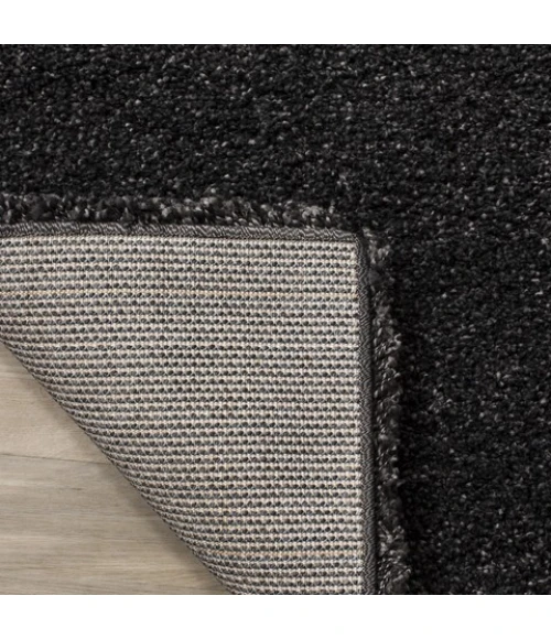 Safavieh Milan Shag Dark Grey SG180 3 ft. X 3 ft. Round Rug