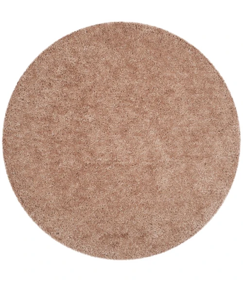 Safavieh Shag Beige SG267 8 ft. X 8 ft. Round Rug