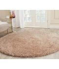 Safavieh Shag Beige SG267 8 ft. X 8 ft. Round Rug