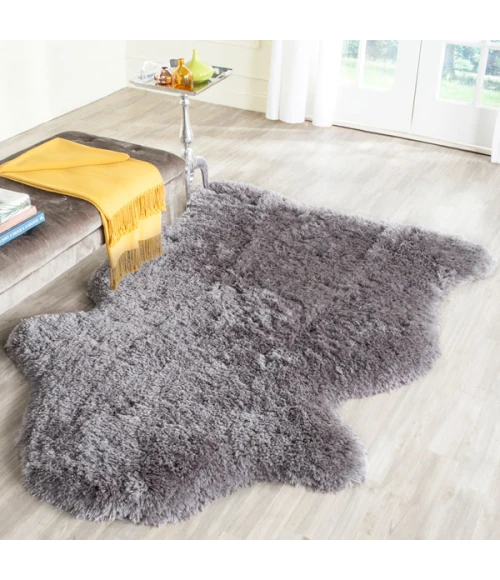 Safavieh Arctic Shag SG270 Grey 5' X 7' Rectangle Area Rug