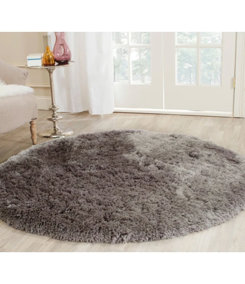 Safavieh Arctic Shag SG270 Grey 5' X 5' Round Area Rug