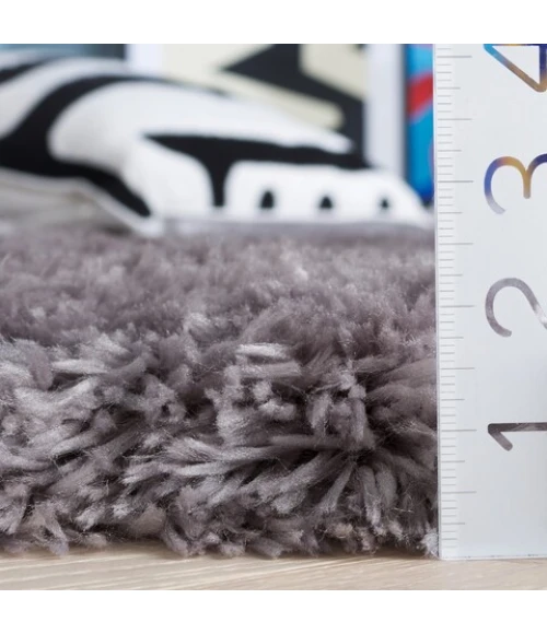 Safavieh Arctic Shag SG270 Grey 5' X 5' Round Area Rug