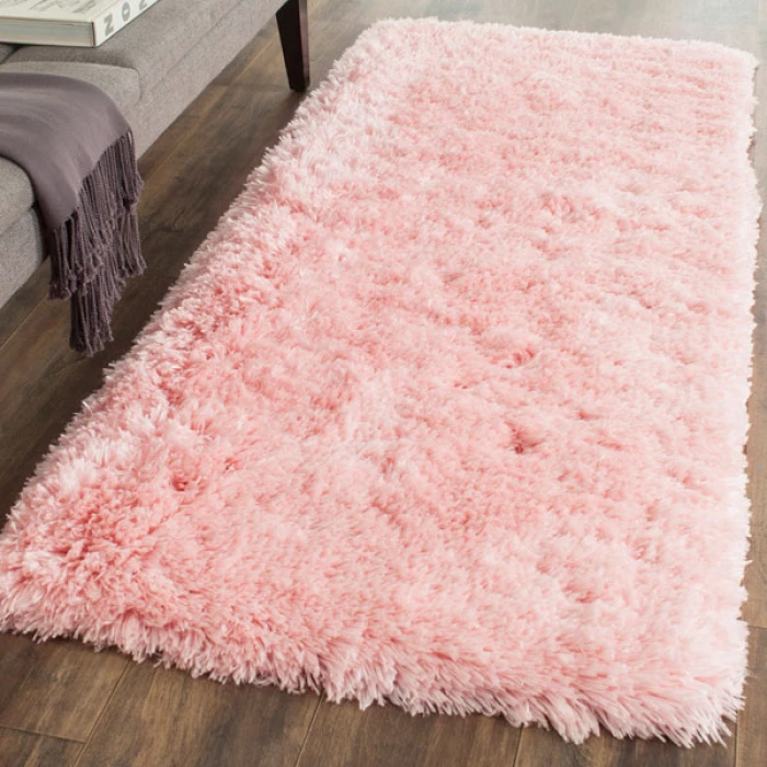 Safavieh Arctic Shag SG270 Pink 2'-3" X 8' Runner Area Rug