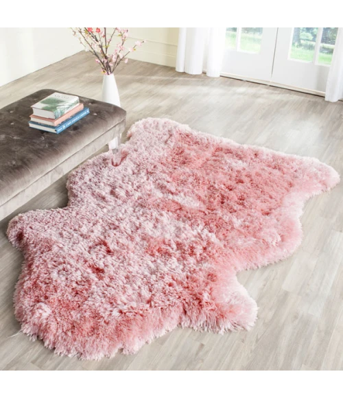 Safavieh Arctic Shag SG270 Pink 5' X 7' Rectangle Area Rug