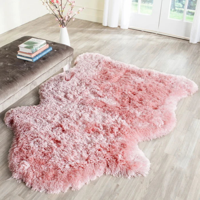 Safavieh Arctic Shag SG270 Pink 5' X 7' Rectangle Area Rug