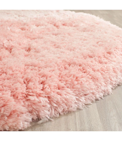 Safavieh Arctic Shag SG270 Pink 5' X 5' Round Area Rug