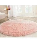 Safavieh Arctic Shag SG270 Pink 5' X 5' Round Area Rug