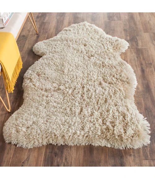 Safavieh Arctic Shag SG270 Light Beige 3' X 5' Rectangle Area Rug