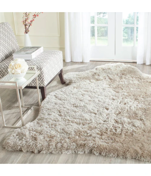 Safavieh Arctic Shag SG270 Light Beige 7' X 10' Rectangle Area Rug