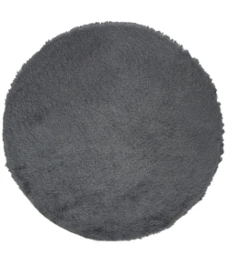 Safavieh Shag Slate SG511 5 ft. X 5 ft. Round Rug