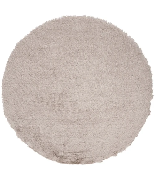 Safavieh Shag Beige SG511 5 ft. X 5 ft. Round Rug