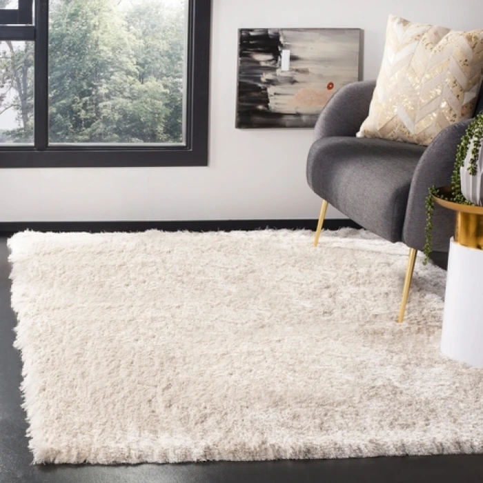 Safavieh Shag Ivory SG511 9 ft. X 9 ft. Square Rug