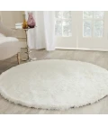 Safavieh Shag Ivory SG511 3 ft. X 3 ft. Round Rug