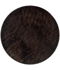 Safavieh Shag Chocolate SG511 7 ft. X 7 ft. Round Rug
