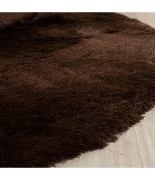 Safavieh Shag Chocolate SG511 2 ft. X 3 ft. Accent Rug
