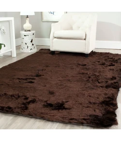 Safavieh Shag Chocolate SG511 3 ft. X 5 ft. Rectangle Rug
