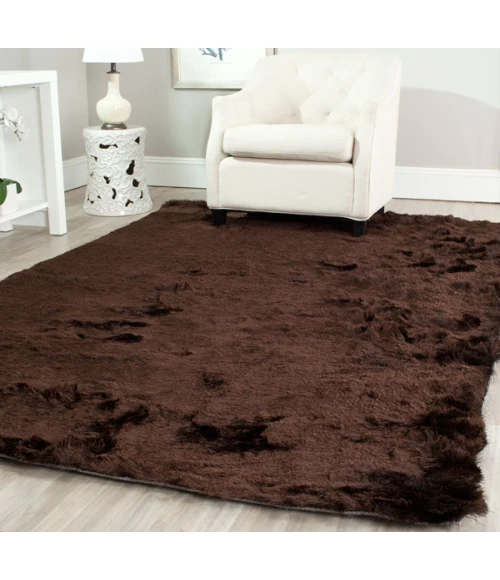 Safavieh Shag Chocolate SG511 2 ft. X 3 ft. Accent Rug
