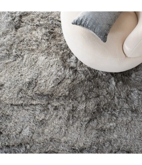 Safavieh Shag Silver SG511 5 ft. X 5 ft. Square Rug