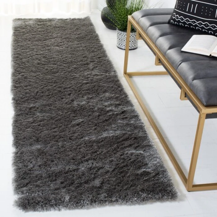Safavieh Shag Grey SG512 2 ft. 3 in. X 8 ft. Runner Rug