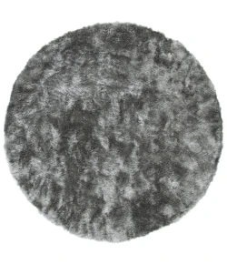 Safavieh Shag Grey SG512 7 ft. X 7 ft. Round Rug