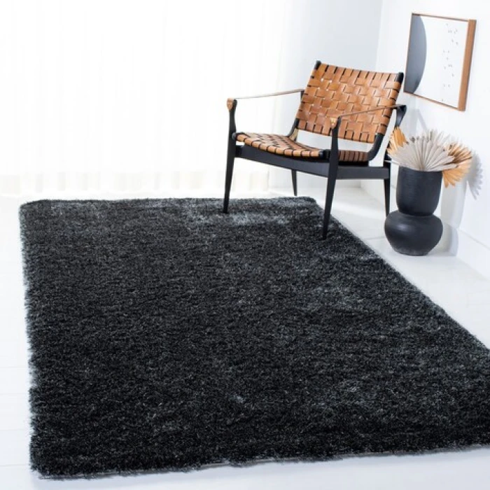 Safavieh Shag Dark Grey SG512 4 ft. X 6 ft. Rectangle Rug