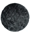 Safavieh Shag Dark Grey SG512 7 ft. X 7 ft. Round Rug