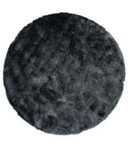 Safavieh Shag Dark Grey SG512 7 ft. X 7 ft. Round Rug