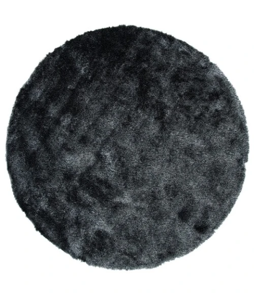 Safavieh Shag Dark Grey SG512 7 ft. X 7 ft. Round Rug
