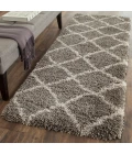 Safavieh Belize Shag SGB489 Grey / Taupe 2'-3" X 11' Runner Area Rug