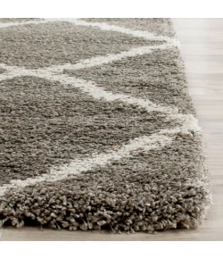 Safavieh Belize Shag SGB489 Grey / Taupe 6'-7" X 6'-7" Square Area Rug