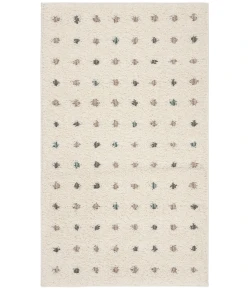 Safavieh Santorini Shag Cream / Multi SGG165 5 ft. 1 in. X 7 ft. 6 in. Rectangle Rug