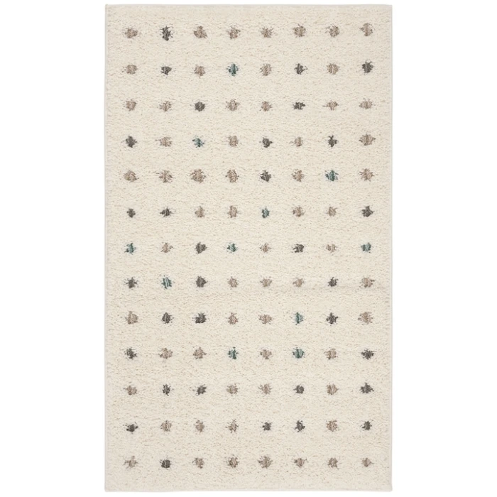 Safavieh Santorini Shag Cream / Multi SGG165 5 ft. 1 in. X 7 ft. 6 in. Rectangle Rug
