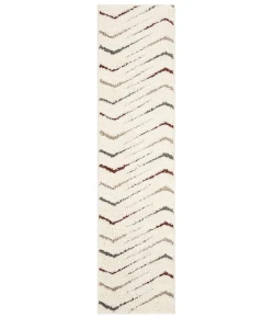 Safavieh Santorini Shag Cream / Multi SGG166 2 ft. X 8 ft. Runner Rug