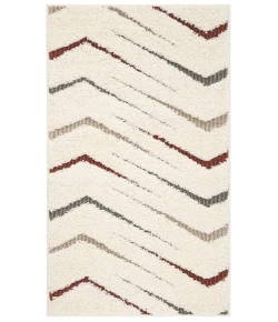 Safavieh Santorini Shag Cream / Multi SGG166 4 ft. X 6 ft. Rectangle Rug