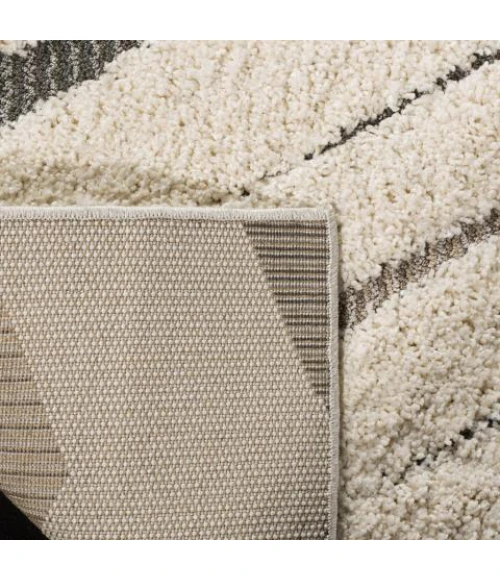 Safavieh Santorini Shag Cream / Multi SGG166 2 ft. X 8 ft. Runner Rug